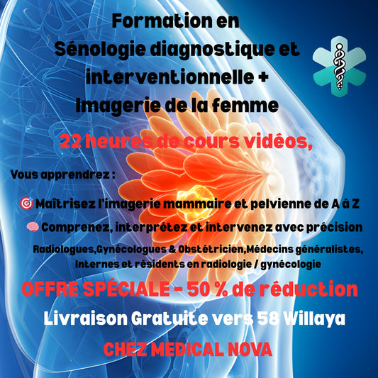 🎓 Formation Complète en Sénologie Diagnostique et Interventionnelle + Imagerie de la Femme